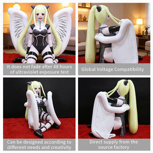 Figurine Gonflable Anime Fille Cheveux Dorés <span class=keywords><strong>Konjiki</strong></span> <span class=keywords><strong>No</strong></span> Yami, Poupée Personnage Manga Gonflable en PVC pour Collection - Product Image 2