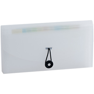 <b>Plastic</b> Bankbook Organizer 13 Compartment Waterproof File <b>Folder</b> Certificate Storage Bag - Product Image 1