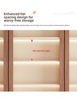 Meuble de présentation moderne en bois pour cosmétiques, étagères de rangement multi-niveaux pour salons de beauté, barbiers et accessoires de nail art