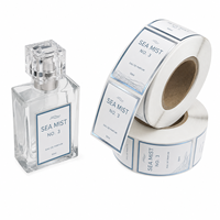 Étiquettes de bouteilles de parfum en papier mat gaufré avec feuille métallique adhésive pour boîtes de parfum et emballages de coffrets cadeaux – Fabricant sur mesure