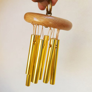 Wholesale High Quality Metal <b>Wind</b> <b>Chime</b> High Frequency Golden Aluminum Alloy for Sound Bath Therapy and Meditation - Product Image 3