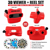 Visionneuse de diapositives 3D personnalisée pour enfants |   Visionneuse de diapositives éducative STEM en ABS, jouet d'apprentissage, vente en gros