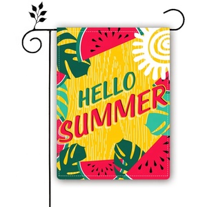 Bandera de lino para jardín, producto promocional de 30x45cm, decoración personalizada para exteriores y verano - Product Image 5