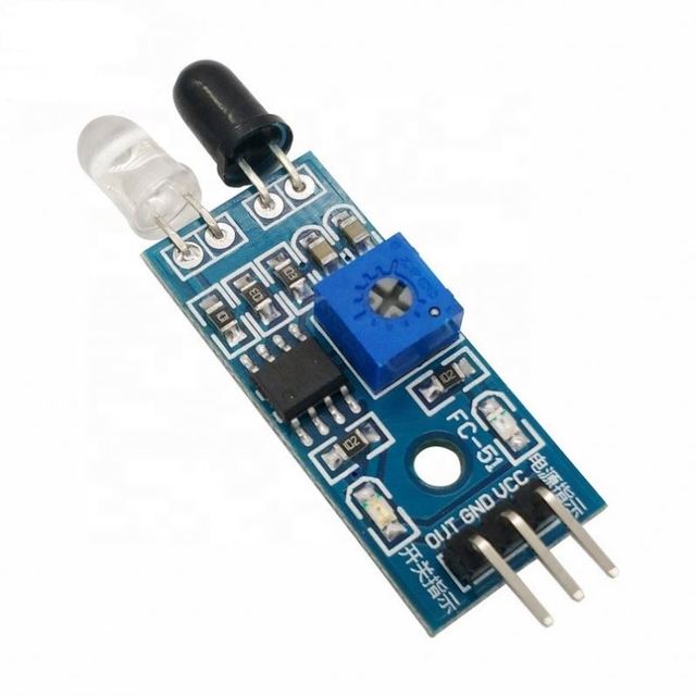 5V 3V Obstacle Avoidance Sensor Module with 35 Detection Angle and 2-30cm Range for Intelligent Car Robot