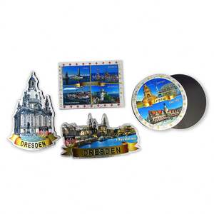 Aimants de réfrigérateur promotionnels personnalisés Allemagne : Souvenirs touristiques des villes de Moritzburg, Francfort, Nuremberg, Berlin, Dresde - Product Image 6