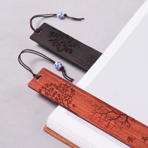 Marque-page en bois de Style chinois, sculpture rétro pour <span class=keywords><strong>les</strong></span> amoureux de l'acajou, marque-<span class=keywords><strong>livre</strong></span> pour étudiants, fournitures d'écriture de bureau, papeterie scolaire pour enfants - Product Image 4