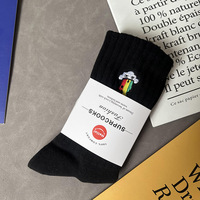 Constellation marque de mode hommes femmes coton chaussettes à la mode Style européen américain haut-équipage bas Logo automne parfait Ins