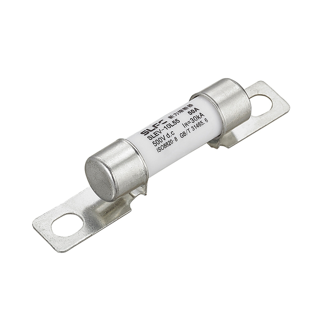 SLFC 750V SLEV100010L55 High Breaking Capacity Ceramic & Copper DC EV Fuse (IEC ISO9001 Certified)