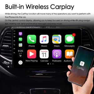 Radio Android 13 con 128 GB de ROM, 2 DIN, GPS, Estéreo para Jeep Compass 2017-2019, Autoradio Inalámbrico, CarPlay, Reproductor Multimedia de Video para Auto - Product Image 3