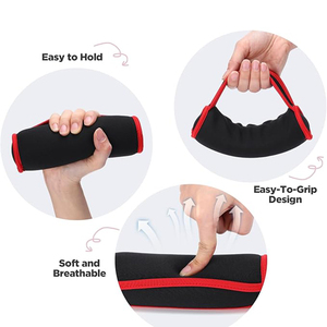 Bolsa de arena suave de <span class=keywords><strong>neopreno</strong></span> personalizada de 1 libra y 2 libras, pesas de mano con mancuernas, pesas de muñeca y tobillo para mujeres, Pilates - Product Image 4