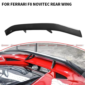 New Exotic Dry Carbon Fiber Car <strong>Spoiler</strong> Upgrade to Novi Style Racing Wing for Ferrari F8 - Product Image 5