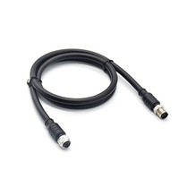 Connecteur d'alimentation circulaire industriel M12 S Code 3 broches PE IP67/IP68 étanche pour équipement d'automatisation