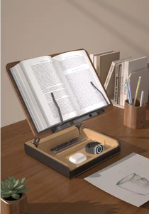 Đa-Chức Năng Máy Tính Xách Tay Đứng Bằng Gỗ Kệ Sách Mạnh Mẽ Mang Nhôm Góc Chiều Cao Có Thể Điều Chỉnh Lưu Trữ Cơ Sở Hộp Cho Máy Tính Bảng PC - Product Image 4