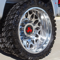 Rines de Doble Rueda Personalizables SJ, Rines de Aleación Forjada para Camioneta, Ruedas Dobles de 24, 26, 28 y 30 Pulgadas