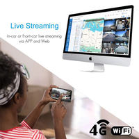 LS VISION WiFi GPS Dual Lens HD Dashcam 2CH CCTV Système de véhicule pour voitures familiales et taxis Système de surveillance de la conduite en toute sécurité