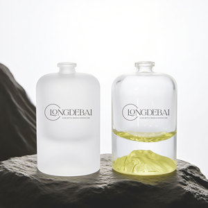 Matte Gold White Volcanic Style Crown Cap Spray <b>Bottle</b> 30ml 50ml 100ml Empty <b>Perfume</b> <b>Bottle</b> Glass with Box Bag - Product Image 2