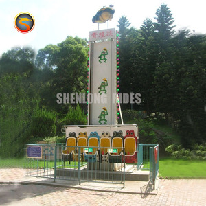 Parque de Atracciones de temática para niños, parque de juegos eléctrico al aire libre, topes de salto de rana, mini torre de gota de cielo - Product Image 3