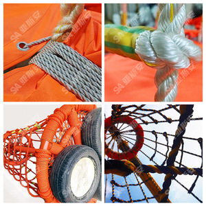 Plataforma petrolera marítima, jaula plegable, columna de rescate marino, cesta de elevación con cuerda marina, rescate en ríos y mares - Product Image 4