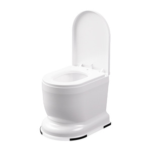 Toilette portable domestique sans installation, anti-odeur, avec couvercle à fermeture lente, tabouret de toilette convertible pour usage intérieur - Product Image 4