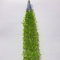 Guirlande de feuilles de saule artificielles de 100 cm, verdure suspendue, fausse feuillage pour la décoration murale de la maison, arrangement de toile de fond pour mariage et fête