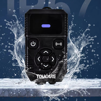 Casque de moto TOUCARE T6S avec interphone Bluetooth, portée de 2 km, suppression du bruit du vent, étanche IP67 pour la conduite