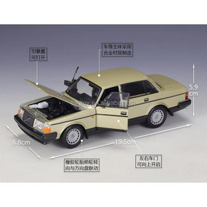 Modellino Auto in Metallo <span class=keywords><strong>Welly</strong></span> 1:24 Vo Lvo 240 GL, Simulazione Die Cast, Regalo per Bambini e Adulti - Product Image 5