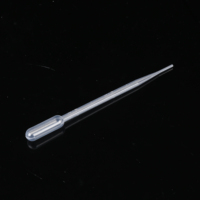 Pipette de transfert Pasteur en plastique PE stérile transparente jetable de 60 mm pour utilisation en laboratoire, capacité de 2 ml
