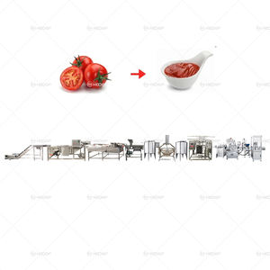 Elektrische Tomaten paste und Sauce Verarbeitung maschine Pflanzen preis Ketchup Tomatenmark Paste Produktion Herstellung Maschine Automatisch - Product Image 1