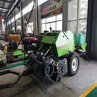 Nouvel état machines agricoles tracteur puissance herbe ensilage paille presse à balles Mini grande petite presse à foin carrée