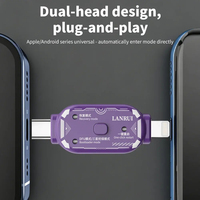 Boîtier d'ingénierie Lanrui V587 pour iPhone : Mode de récupération DFU, téléchargement, réparation du système en un clic, correction de la boucle de démarrage