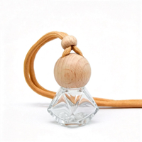 Bouteilles de parfum suspendues pour voiture, diffuseur d'air vide en verre de 8 ml, vente en gros