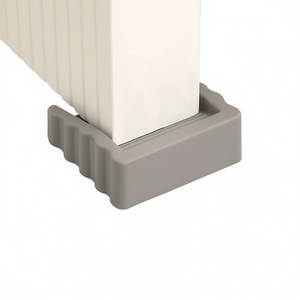 Butoir de porte en caoutchouc à fixation au sol, coupe-vent, anti-collision, lot de 4 pour la protection des portes - Product Image 1