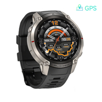 Reloj Inteligente Resistente DM59 con GPS, Pantalla AMOLED de 1.43'', Resistente al Agua IP67, Monitor de Actividad Física, Monitor de Sueño, Mapa Fuera de Línea, Altímetro, Brújula para Android