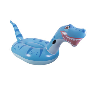 Bouée gonflable géante dinosaure pour adultes, grande bouée à chevaucher pour <span class=keywords><strong>piscine</strong></span> avec poignées - Product Image 1