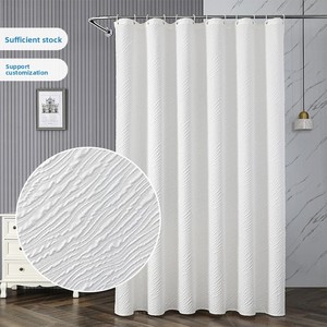 Rideau de <span class=keywords><strong>douche</strong></span> en <span class=keywords><strong>mousse</strong></span> composite polyester, imperméable et anti-moisissure, rideau de salle de bain en tissu imperméable - Product Image 1