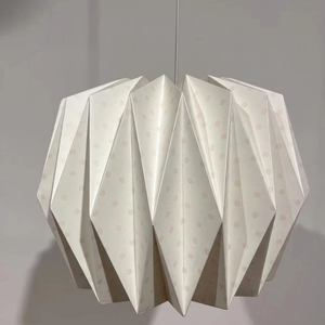 Hiện Đại Châu Âu Thiết Kế DIY Home Ánh Sáng Mặt Dây Chuyền Sáng Tạo Nhật Bản Giấy Không Thấm Nước Đèn Bóng Râm <span class=keywords><strong>Handmade</strong></span> Có Thể Gập Lại Câu Đố Chụp Đèn - Product Image 1