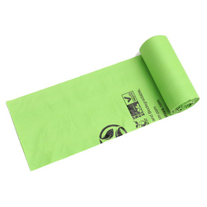 Compostaje compostable biodegradable PLA bolsa de basura de almidón de maíz rollo de embalaje de residuos bolsas de basura pueden revestimientos para la cocina de la oficina en casa - Product Image 4