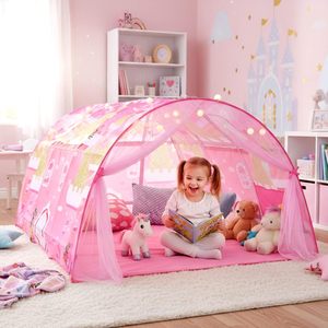 Zanzariera per Bambini a Forma di Barca Pirata, <span class=keywords><strong>Tenda</strong></span> da Letto per Bambine Principesse Rosa, Gioco per Interni - Product Image 3