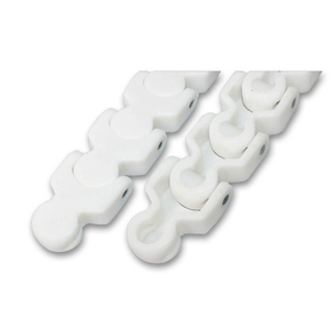 रेस्तरां मशीनरी के भागों के लिए खाद्य और डेयरी प्रसंस्करण के लिए 1702 प्लास्टिक लचीली झुकने चेन फ्लैट कन्वेयर बेल्ट - Product Image 1