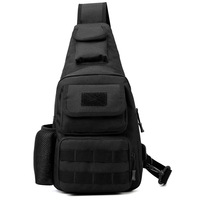 Voyage en plein air tactique sac à bandoulière hommes sport étanche épaule bandoulière taille sac tactique sac à bandoulière