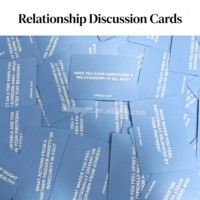 Cartes de questions personnalisées pour relations profondes, jeu de cartes de conversation pour couples, pour les couples mariés et les partenaires en amoureux