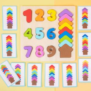 Kids 3 4 5 6 Years Old Boys Girls Brain Teaser <b>Puzzle</b> Logic Training Wooden <b>Puzzles</b> Shape Color Matching Board Games - Product Image 5