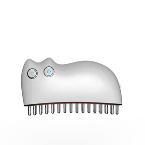Cepillo de pelo con mango mágico para salón de belleza, productos para <span class=keywords><strong>el</strong></span> cabello, peine de masaje antiestático con purpurina - Product Image 4
