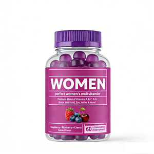 Complément Alimentaire <span class=keywords><strong>Multivitamin</strong></span>é en Gummies pour Femmes, Marque Privée OEM, Soutien Immunitaire et Énergétique, pour la Santé Féminine Adulte - Product Image 1