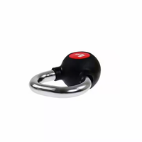 Kettlebell en acier recouvert de caoutchouc antidérapant, poids standard personnalisable, durable, pour la mise en forme physique, l'entraînement de force et le développement musculaire