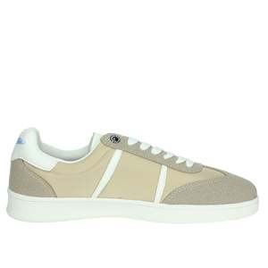 Zapatillas Marina Militare Uomo MM2229 Blancas y Azules de Lona, Calzado Moderno - Product Image 4