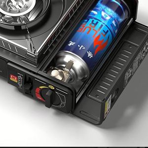 Nouveaux produits : Four à gaz portable d'extérieur avec réchaud, mini réchaud de camping pliable, mini réchaud de camping à jet - Product Image 6