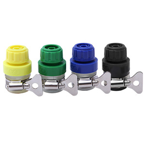 Conector de manguera de plástico Huabangshi de 12 mm tipo barb para uso en jardín, fácil de instalar, conecta manguera de 4 puntos - Product Image 3