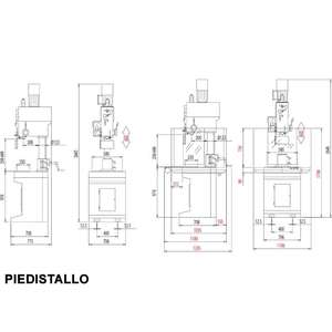 Taladro de roscar montado en pedestal MDR32 con cambio de engranaje - Product Image 1