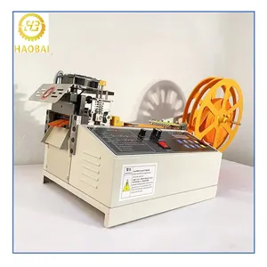 Dongguan fabric roll strip manufacturer glitter cold suppliers automatic hot knife lace fabric ribbon tape cutting machine